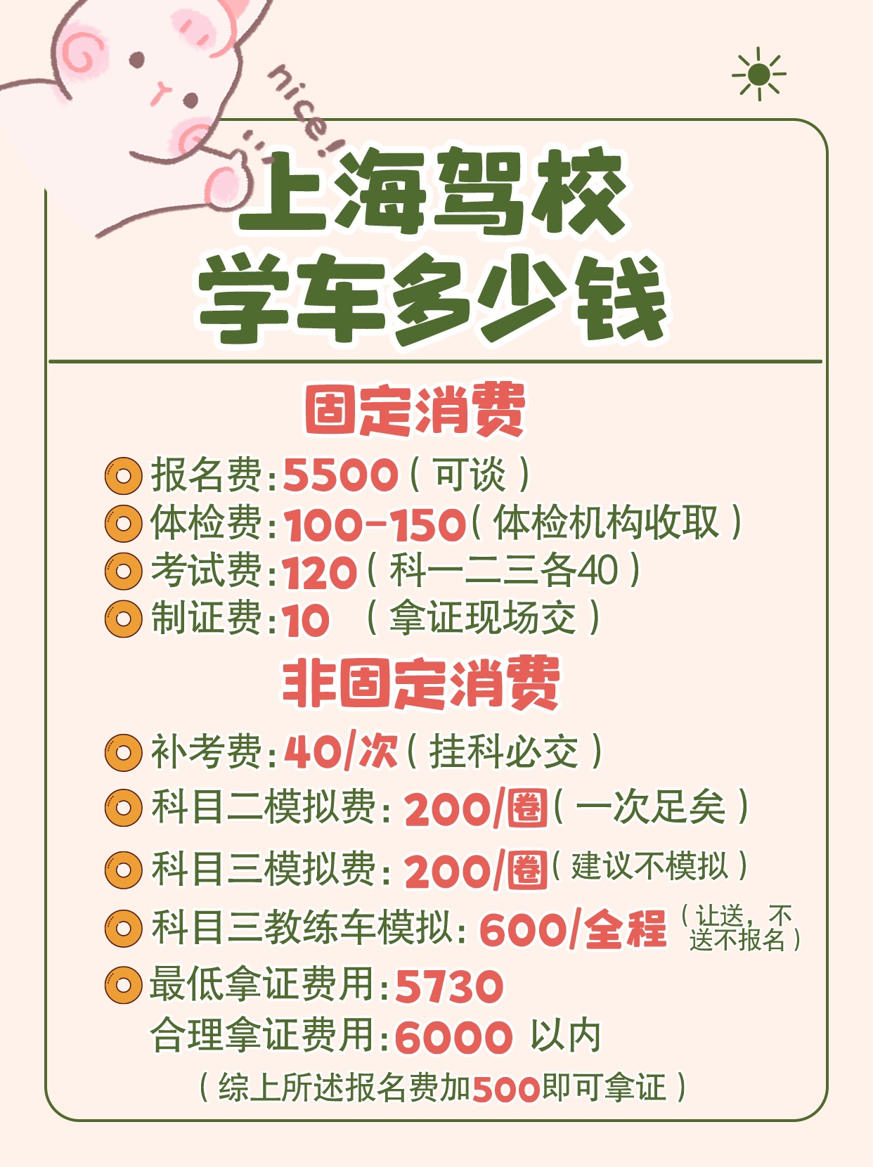 上海学车价格全面解析，最新行情一览无余！